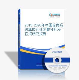 2019-2023年中国信息系统集成行业发展前景调查及竞争策略研究
